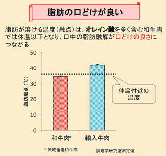 脂肪の口どけ